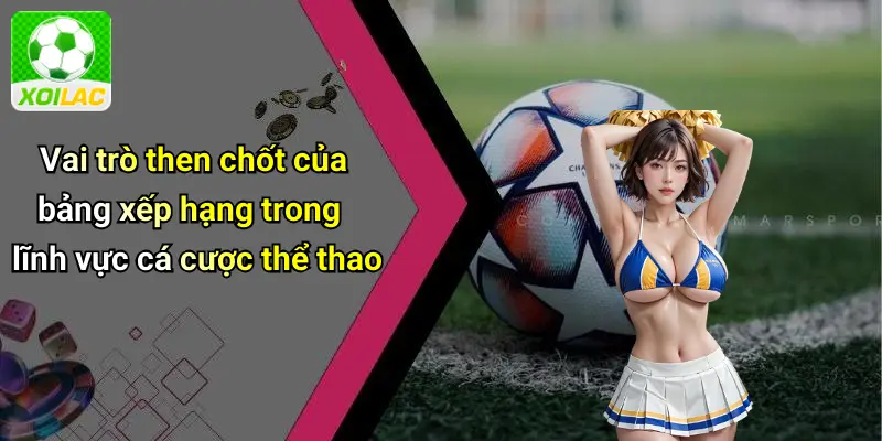 Vai trò then chốt của bảng xếp hạng trong lĩnh vực cá cược thể thao
