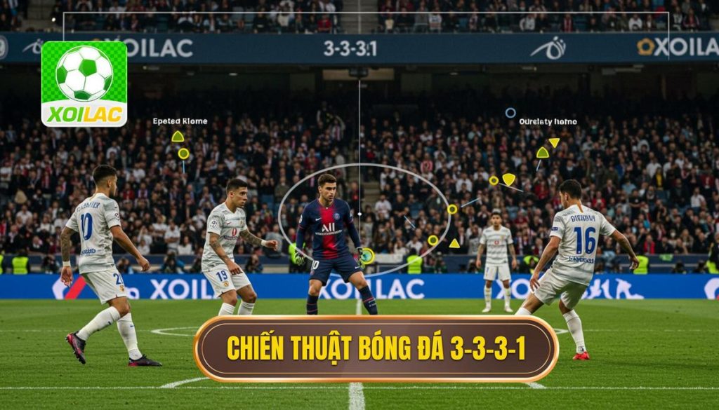 Chiến thuật bóng đá 3-3-3-1