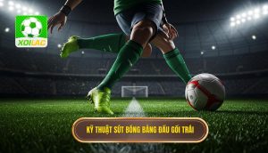 Kỹ thuật sút bóng bằng đầu gối trái