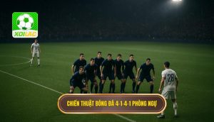 Chiến thuật bóng đá 4-1-4-1 phòng ngự