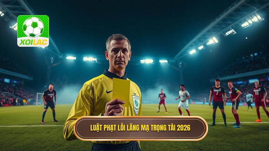 1. Luật phạt lỗi lăng mạ trọng tài 2026