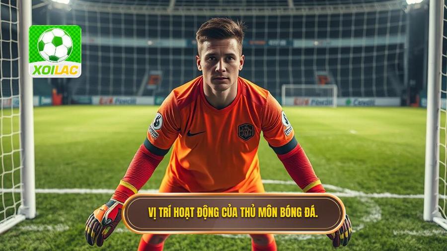 1. Vị trí hoạt động của thủ môn bóng đá.