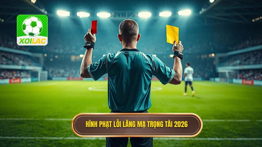 2. Hình phạt lỗi lăng mạ trọng tài 2026