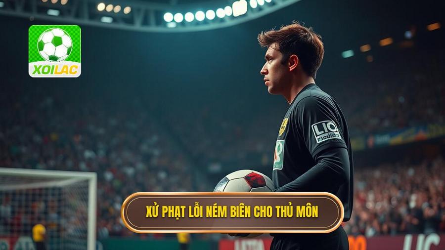 2. Xử phạt lỗi ném biên cho thủ môn