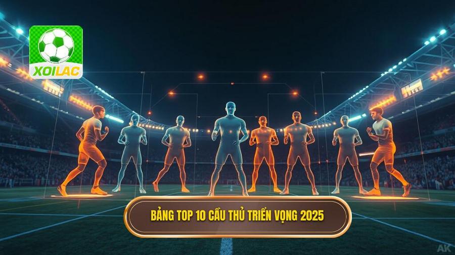 Bảng top 10 cầu thủ triển vọng 2025