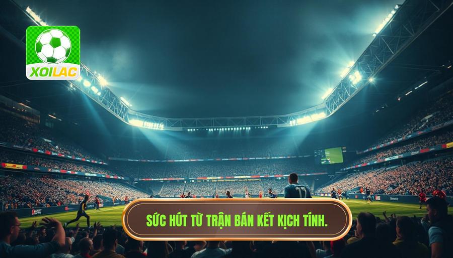 Sức hút từ trận bán kết kịch tính