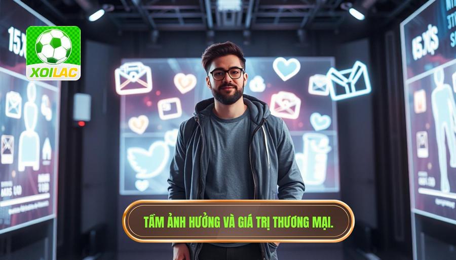 Ảnh hưởng trên mạng xã hội và giá trị thương mại